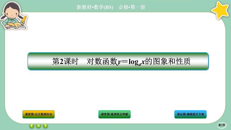 北师大版数学必修一4.3《对数函数》(第2课时) 课件PPT第3页