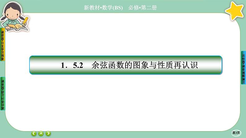 北师大版数学必修二1.5.2《正弦函数、余弦函数的图象与性质再认识》课件PPT03