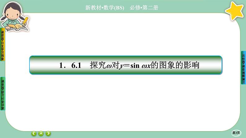 北师大版数学必修二1.6.1《函数y=Asin(wx+φ)性质与图象》课件PPT03