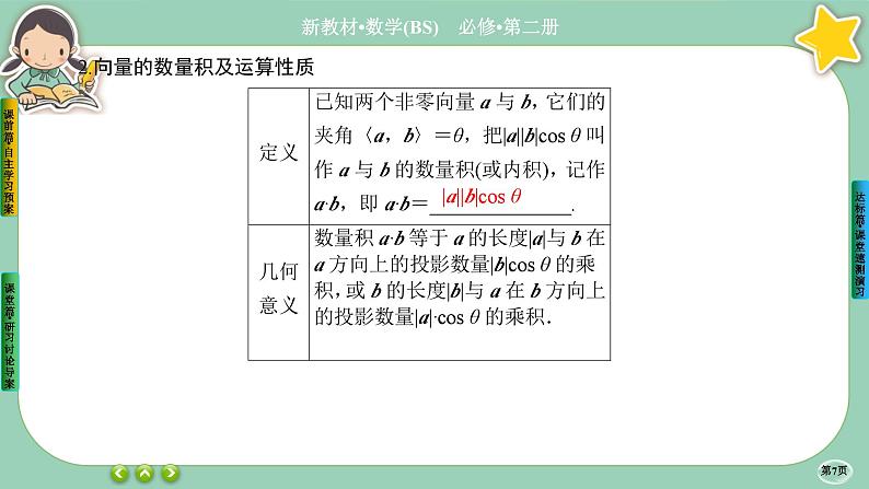 北师大版数学必修二2.5.1《从力的做功到向量的数量积》课件PPT07