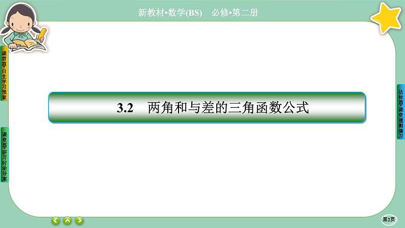 北师大版数学必修二4.2.2《两角和与差的三角函数公式》课件PPT02