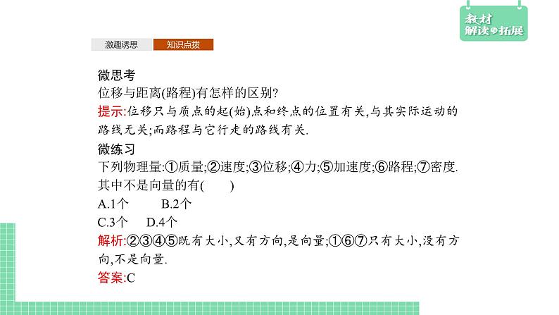 6.1.1 向量的概念——教材解读与拓展课件PPT06