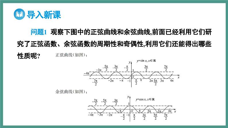 5.4.2 正弦函数、余弦函数的性质第2课时 正弦函数、余弦函数的单调性和最值（课件）-2023-2024学年高一上学期数学人教A版（2019）必修第一册第3页