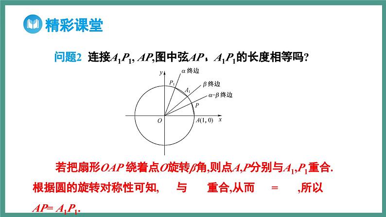 5.5.1 两角和与差的正弦、余弦和正切公式 第1课时 两角差的余弦公式（课件）-2023-2024学年高一上学期数学人教A版（2019）必修第一册第5页
