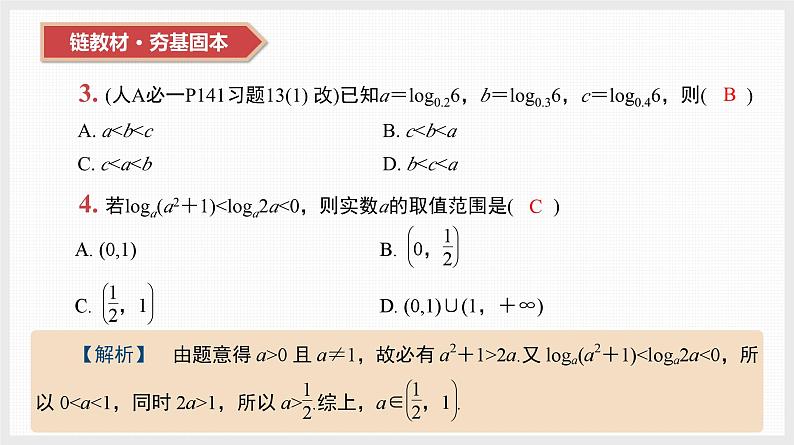 2024年新高考数学第一轮复习课件：第11讲　对数与对数函数第3页