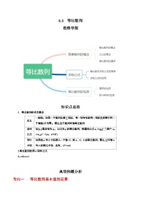 2024高考数学第一轮复习：6.3  等比数列(解析版)