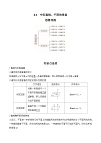 2024高考数学第一轮复习：8.4  空间直线、平面的垂直(解析版)