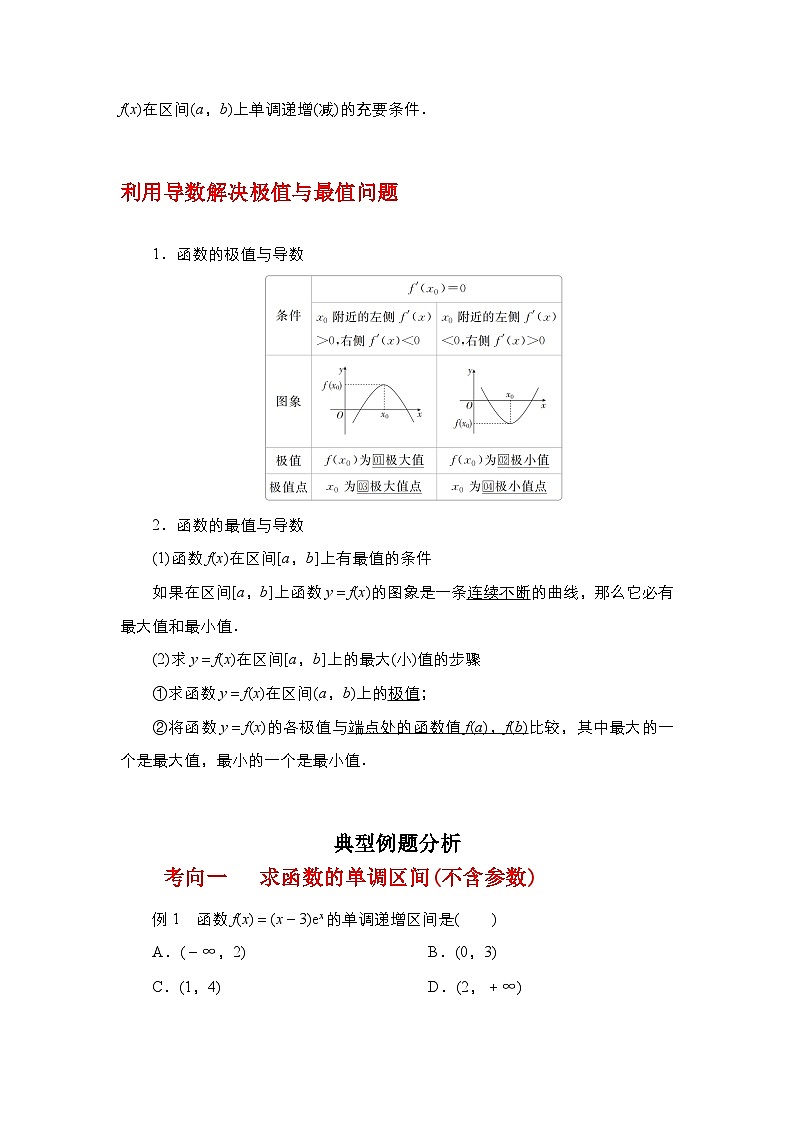 2024高考数学第一轮复习：专题3.2 导数在函数单调性、极值中的应用（解析版）第2页