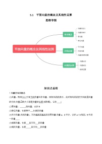 2024高考数学第一轮复习：专题5.1 平面向量的概念及其线性运算（原卷版）