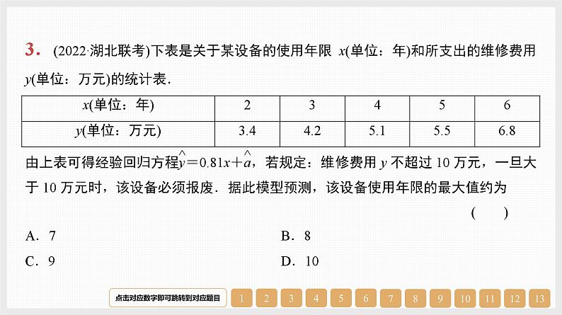 2024年新高考数学第一轮复习课件：第46讲　第1课时　变量的相关关系及线性回归模型第4页