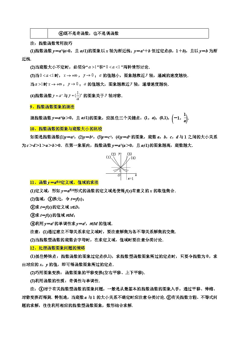 备战2024届高中数学一轮题型归纳与解题策略(新高考地区专用)考点09 指数与指数函数6种常见考法归类（含答案）第3页