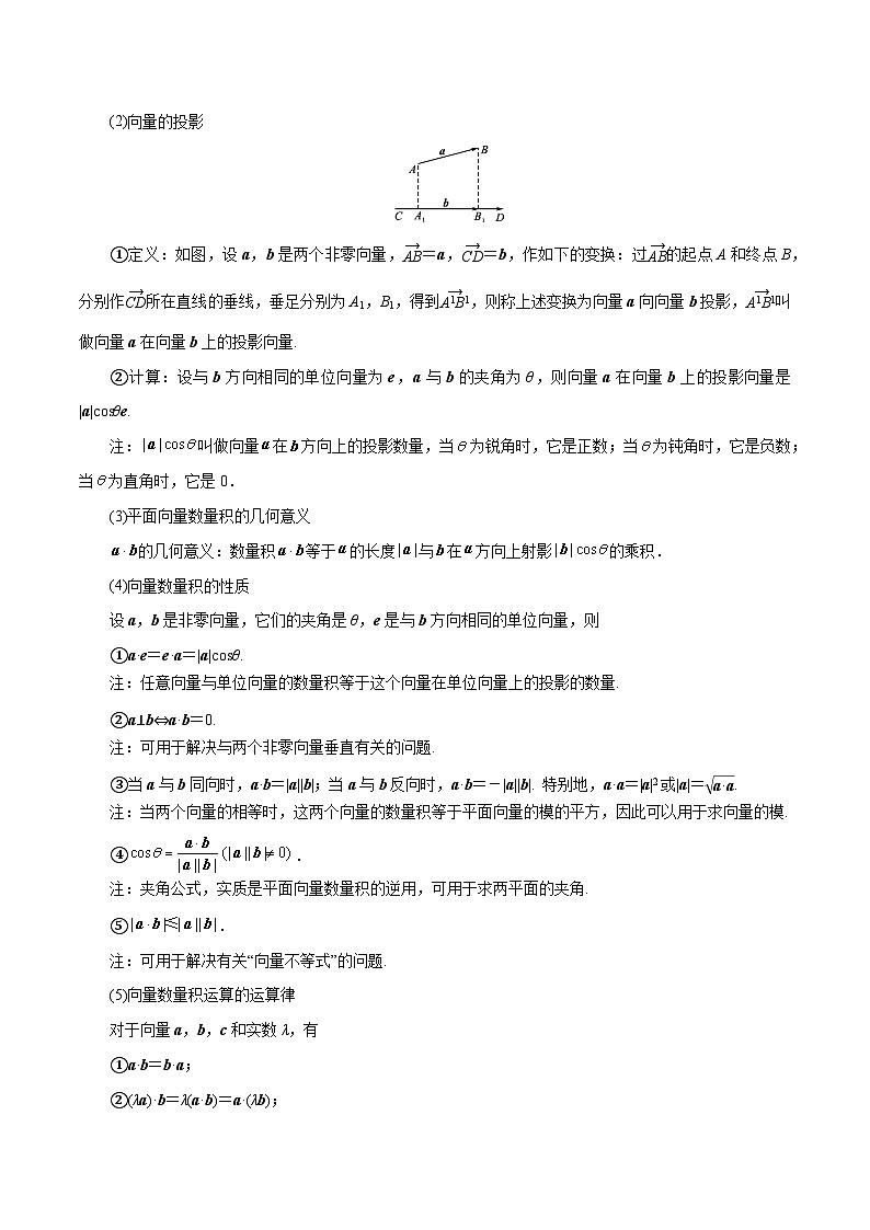 考点26 平面向量的数量积及平面向量的应用10种常见考法归类-备战2024年高考数学一轮题型归纳与解题策略(新高考地区专用)（原卷版）第2页