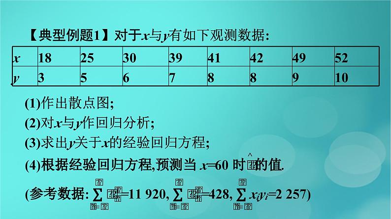 广西专版2023_2024学年新教材高中数学第8章成对数据的统计分析章末核心素养整合课件新人教版选择性必修第三册08