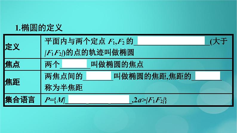 广西专版2023_2024学年新教材高中数学第3章圆锥曲线的方程3.1.1椭圆及其标准方程课件新人教版选择性必修第一册第7页