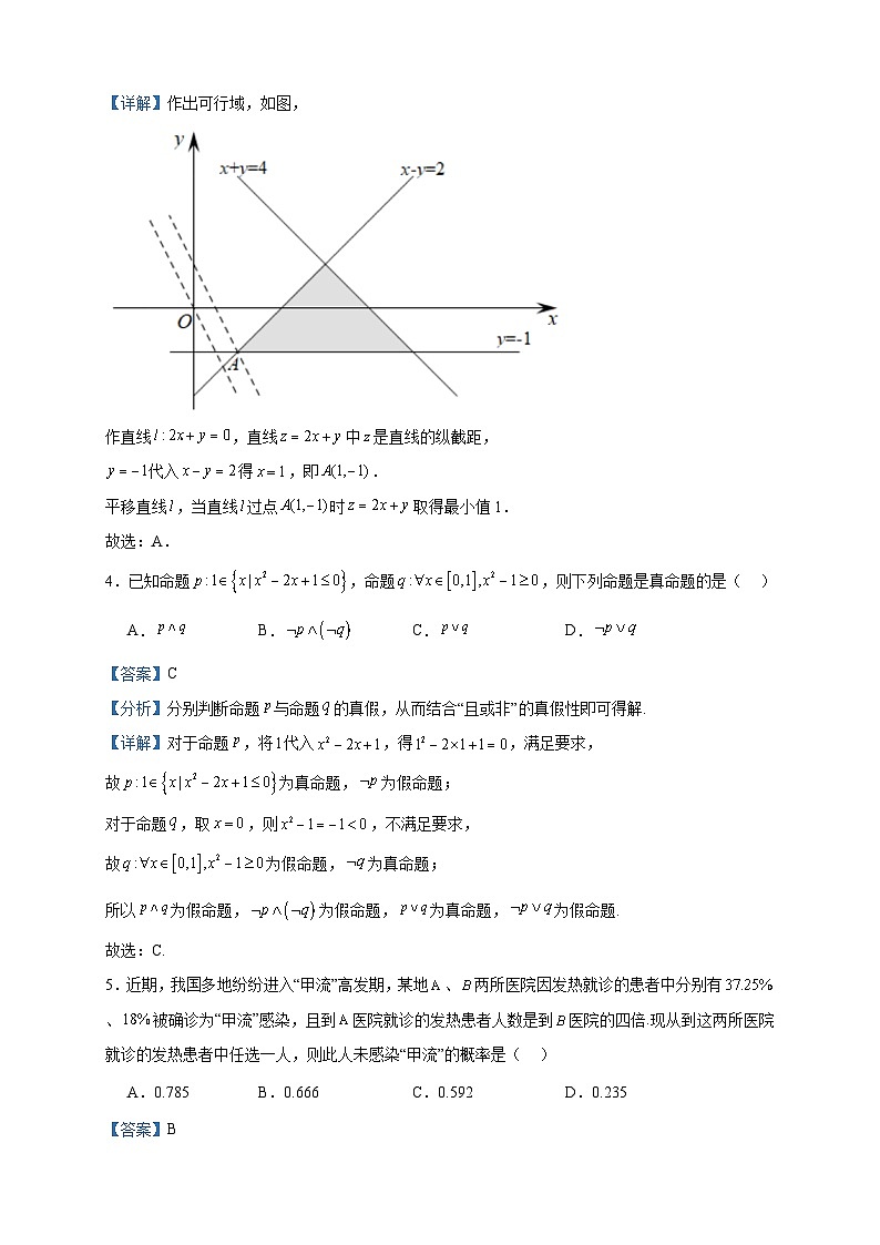2024届四川省泸县第一中学高三上学期开学考试数学（理）试题含答案第2页