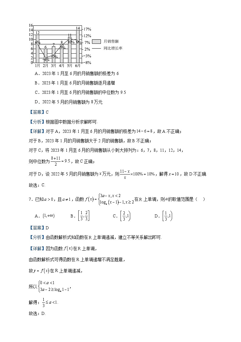 2024届内蒙古赤峰市高三上学期开学考试数学（理）试题含答案03