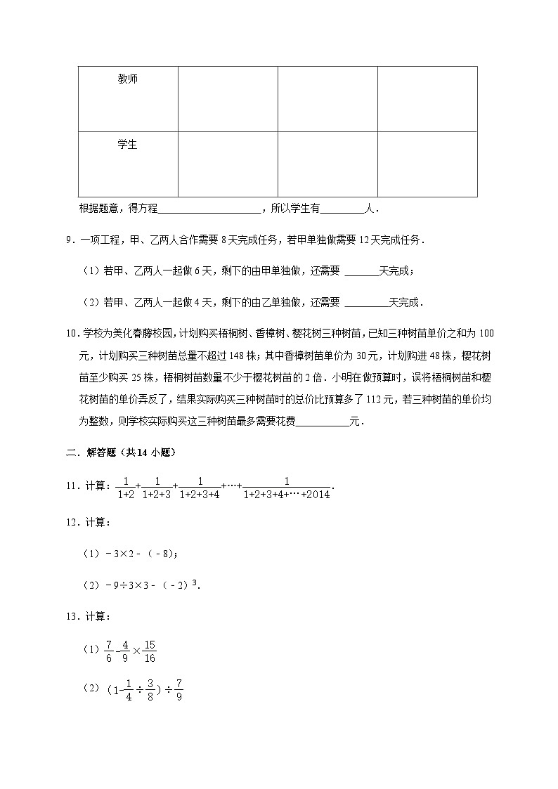 2023年重庆市第八中学自主招生数学试卷练习（一）Word版含解析第2页