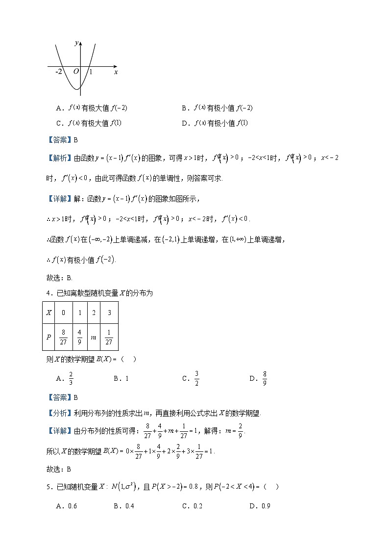 2022-2023学年河北省石家庄北华中学高二下学期6月月考数学试题含答案02