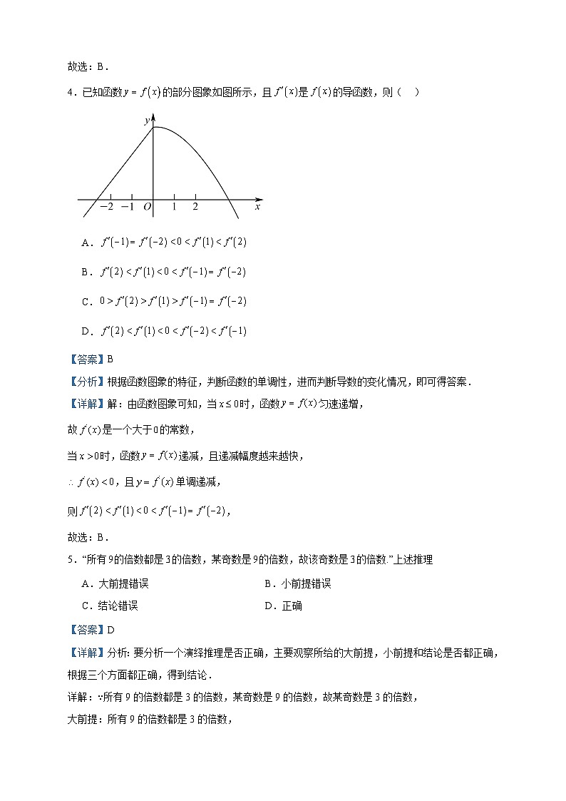 2022-2023学年陕西省咸阳市礼泉县高二下学期期中数学试题含答案02