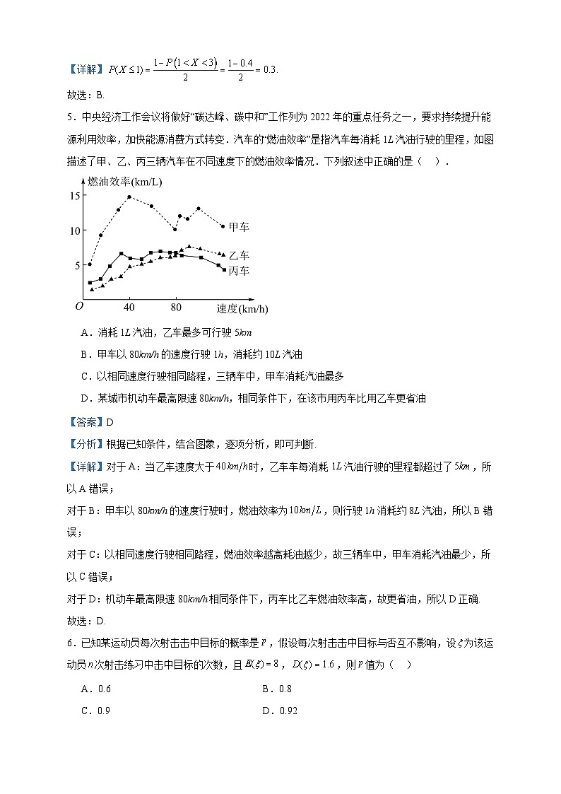 2022-2023学年四川省内江市资中县第二中学高二下学期期中数学试题含答案第2页