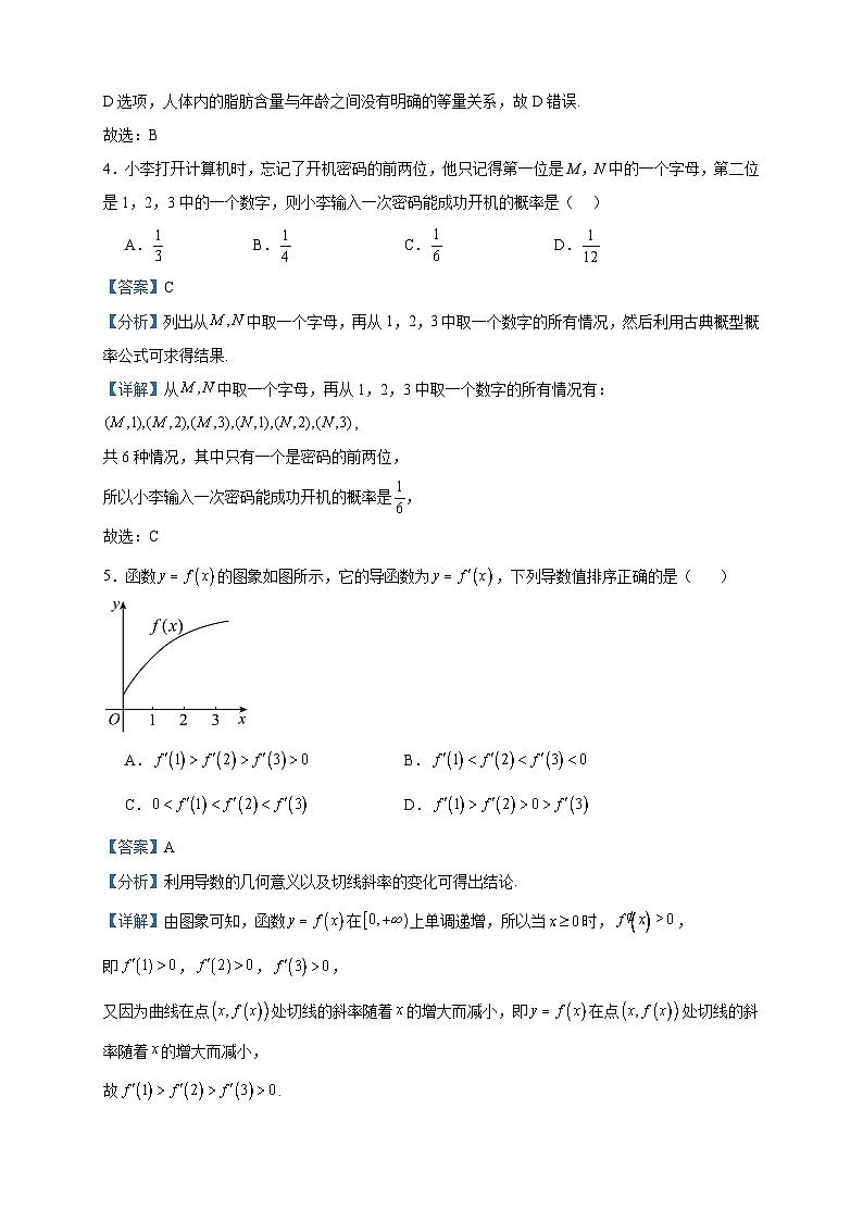 2022-2023学年四川省乐山市高二下学期期末数学（文）试题含答案02