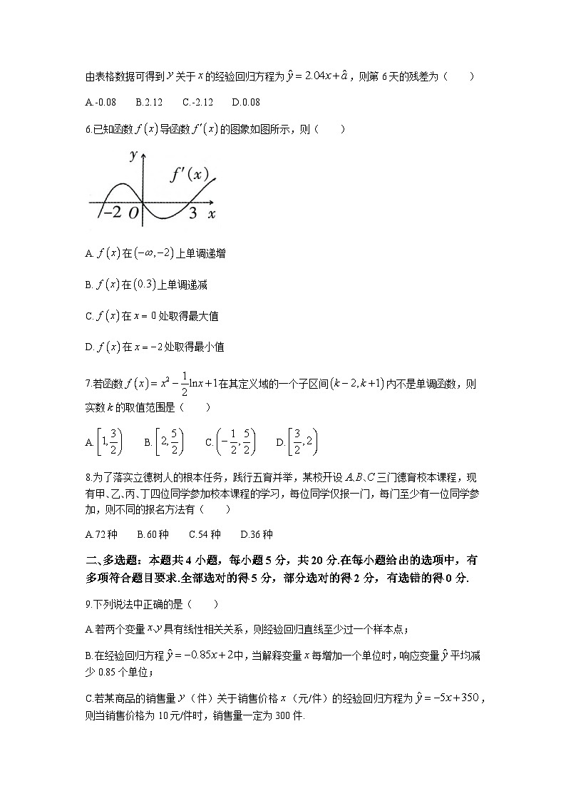 2022-2023学年河南省濮阳市高二下学期期末数学试题含答案02