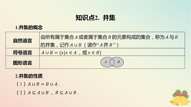 江苏专版2023_2024学年新教材高中数学第1章集合1.3交集并集课件苏教版必修第一册第5页