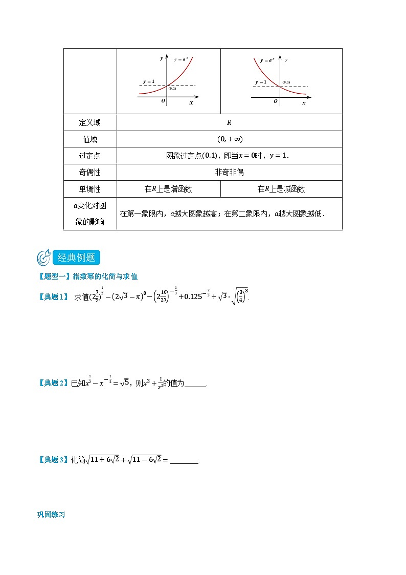 4.1 指数函数-高一数学上学期同步知识点剖析精品讲义与分层练习(人教A版必修第一册)02