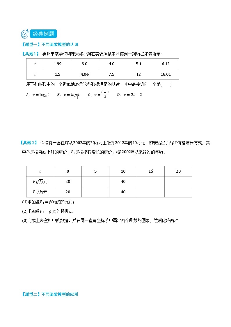 4.3 函数的应用-高一数学上学期同步知识点剖析精品讲义与分层练习(人教A版必修第一册)03