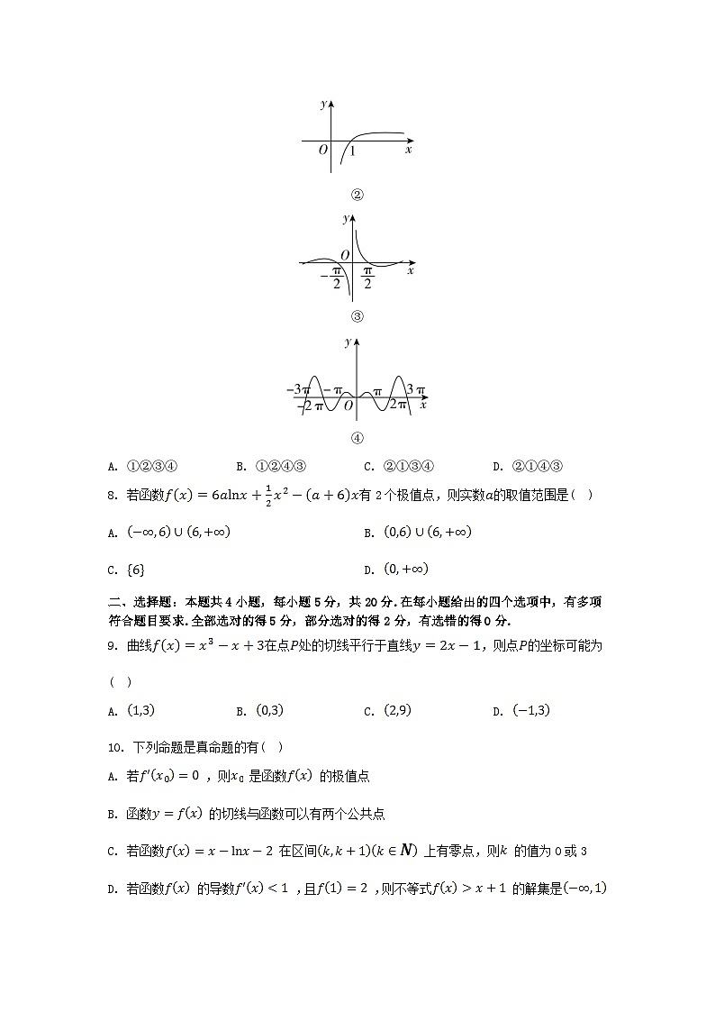 江苏专版2023_2024学年新教材高中数学第5章导数及其应用测评苏教版选择性必修第一册02