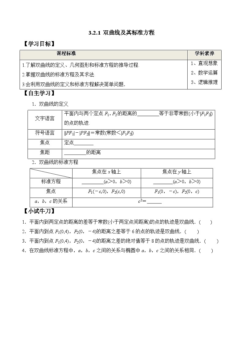 高中数学同步复习圆锥曲线的方程 教案试卷学案练习01