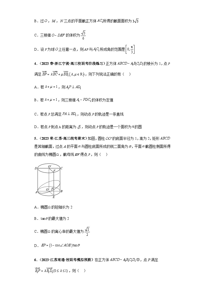  专题08 立体几何 多选题（新高考通用）原卷版第2页