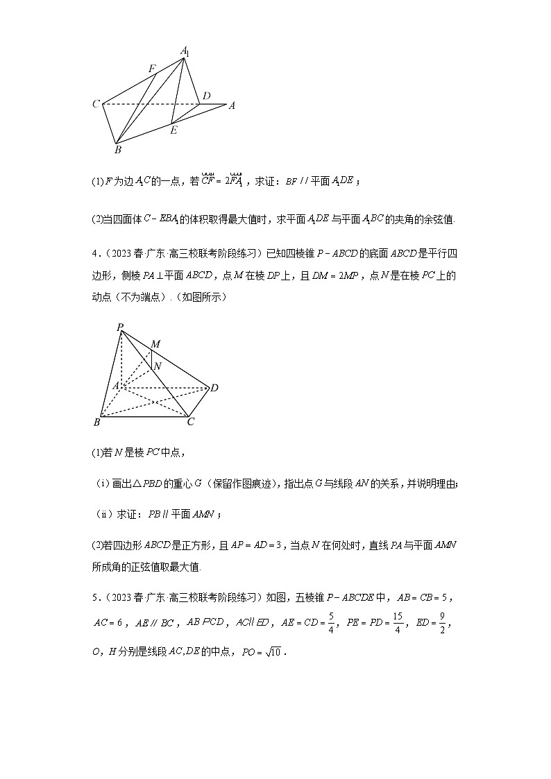 专题29 立体几何大题综合  （新高考通用）原卷版第2页