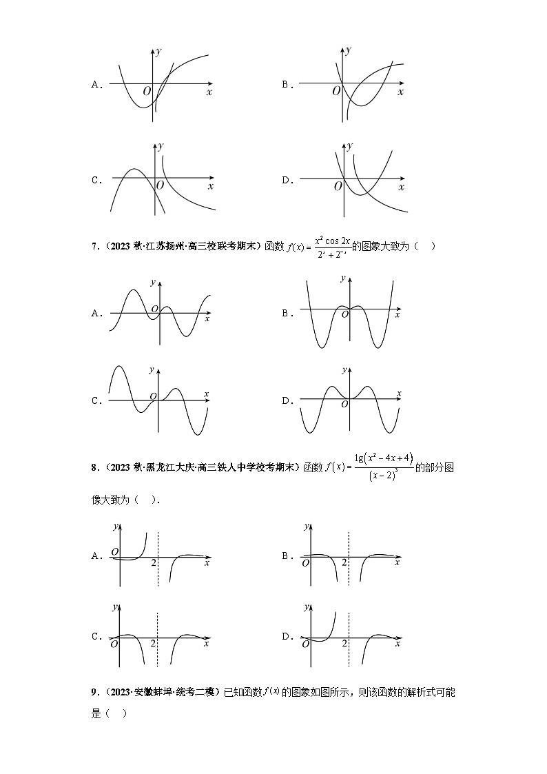 备战2024年新高考数学专题训练专题33 函数图象综合问题 单选题（新高考通用）03