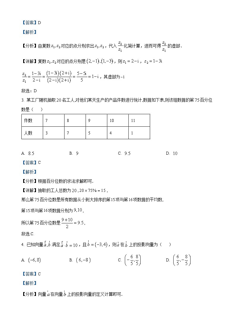 山东省临沂市2023届高考数学一模试题（Word版附解析）02