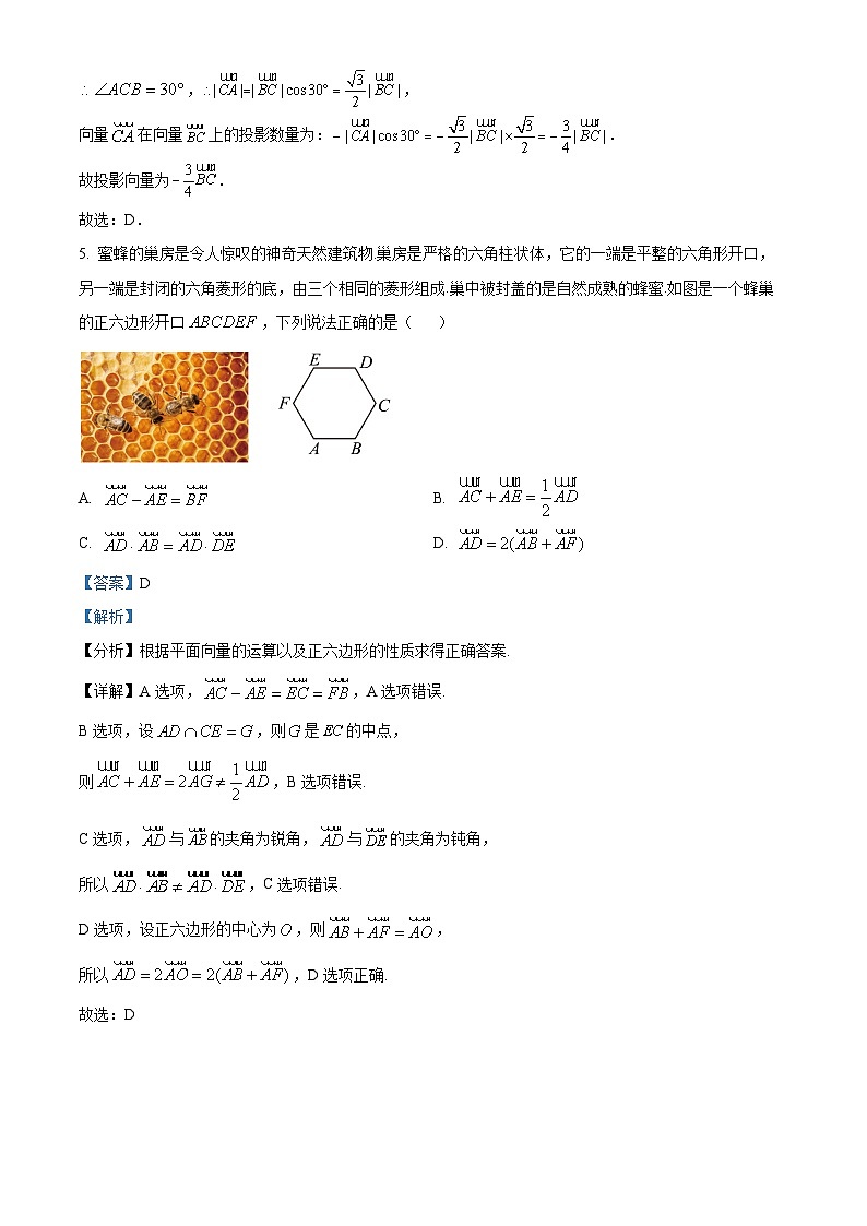 山东省临沂市兰山区2022-2023学年高一数学下学期期中考试试题（Word版附解析）03