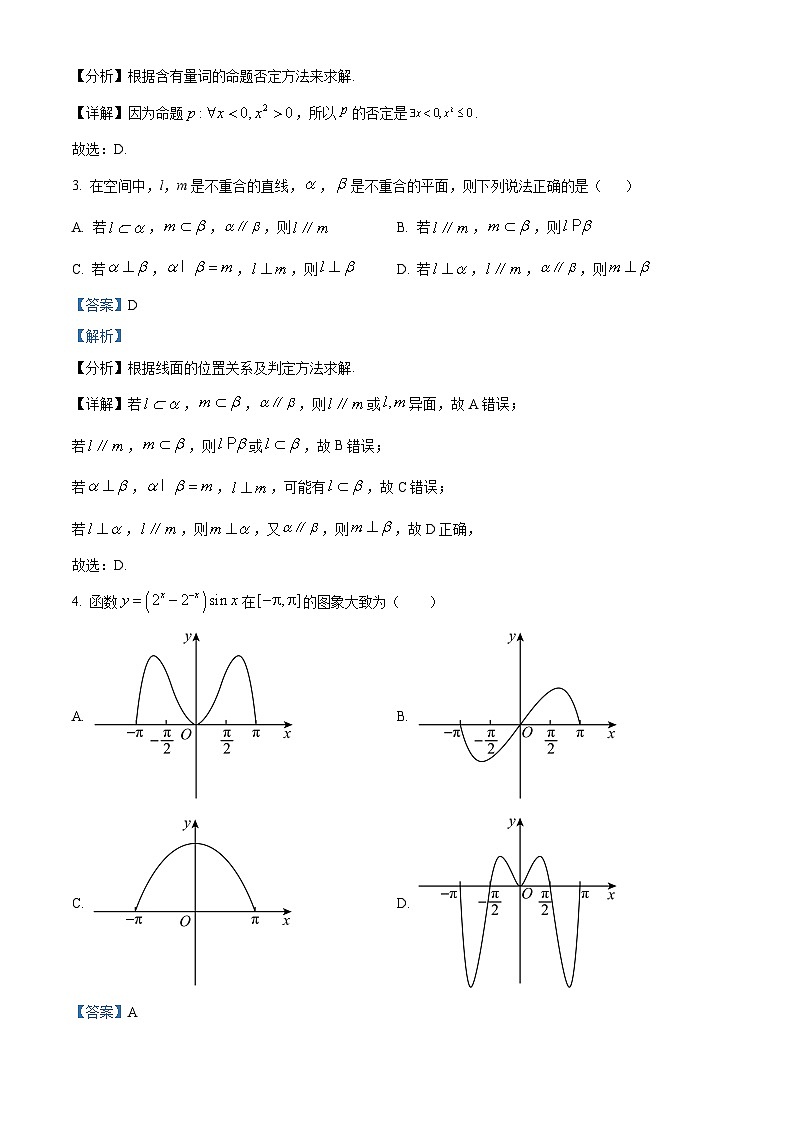 江苏省苏州市常熟市2023-2024学年高二数学上学期学生暑期自主学习调查试题（Word版附解析）第2页