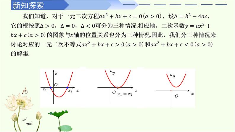 2.3 二次函数与一元二次方程不等式（第1课时）（同步课件）-高中数学人教A版（2019）必修第一册08
