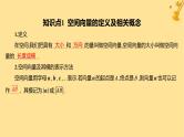 江苏专版2023_2024学年新教材高中数学第一章空间向量与立体几何1.1.1空间向量及其线性运算课件新人教A版选择性必修第一册