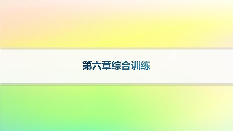 新教材2023_2024学年高中数学第六章导数及其应用综合训练课件新人教B版选择性必修第三册01
