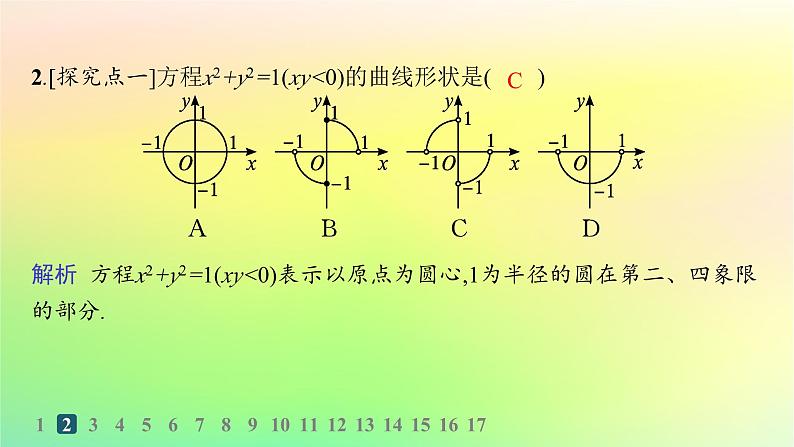 新教材2023_2024学年高中数学第二章平面解析几何2.4曲线与方程分层作业课件新人教B版选择性必修第一册03