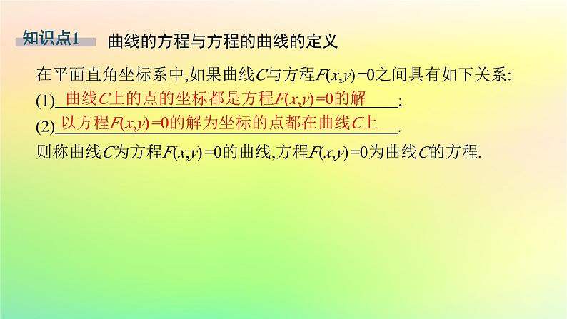 新教材2023_2024学年高中数学第二章平面解析几何2.4曲线与方程课件新人教B版选择性必修第一册05