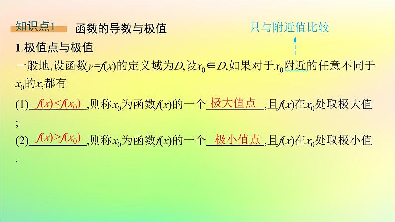 新教材2023_2024学年高中数学第六章导数及其应用6.2利用导数研究函数的性质6.2.2导数与函数的极值最值课件新人教B版选择性必修第三册第5页