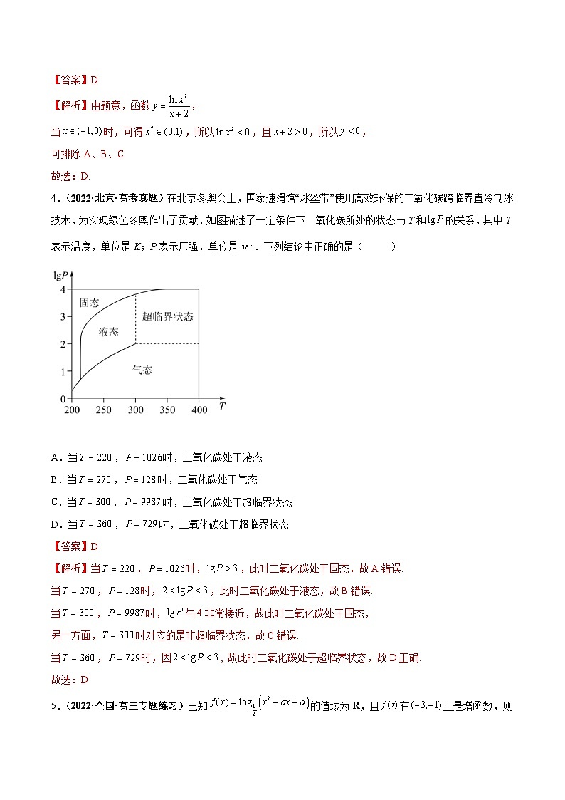 新高考数学一轮复习过关训练第12课 对数与对数函数（解析版） 第2页