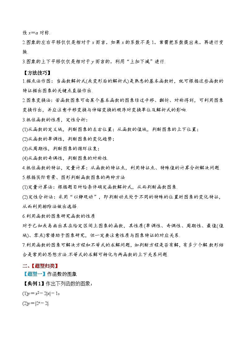 2024年新高考数学一轮复习题型归类与强化测试专题12函数的图象（Word版附解析）第3页