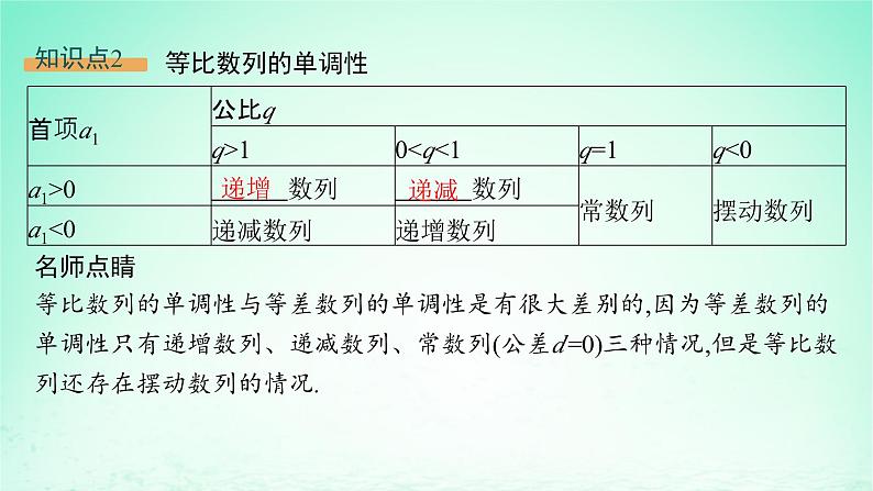 新教材2023_2024学年高中数学第1章数列1.3等比数列1.3.2等比数列与指数函数课件湘教版选择性必修第一册07