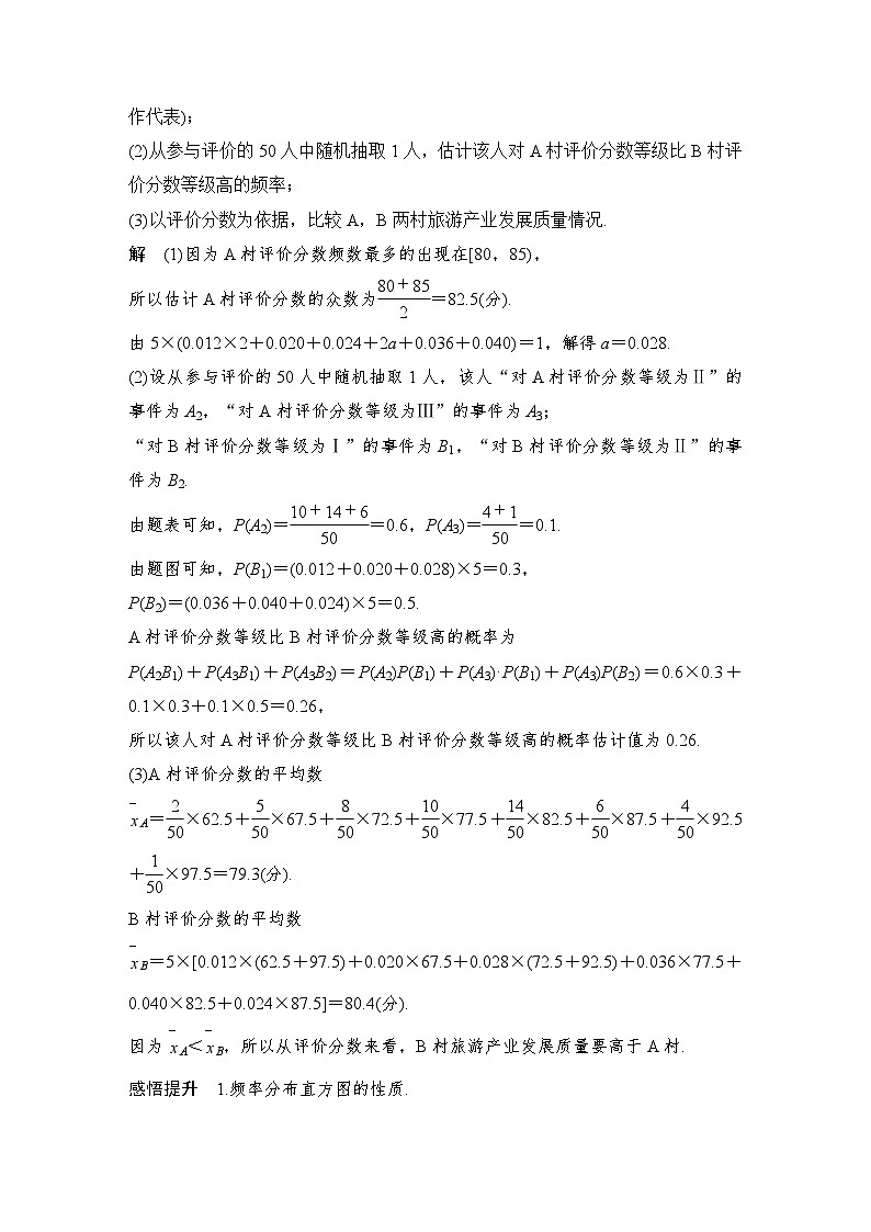 新高考数学一轮复习课时过关练习第10章 计数原理、概率、随机变量及其分布高考重点突破课四 概率与统计 (含解析)第2页