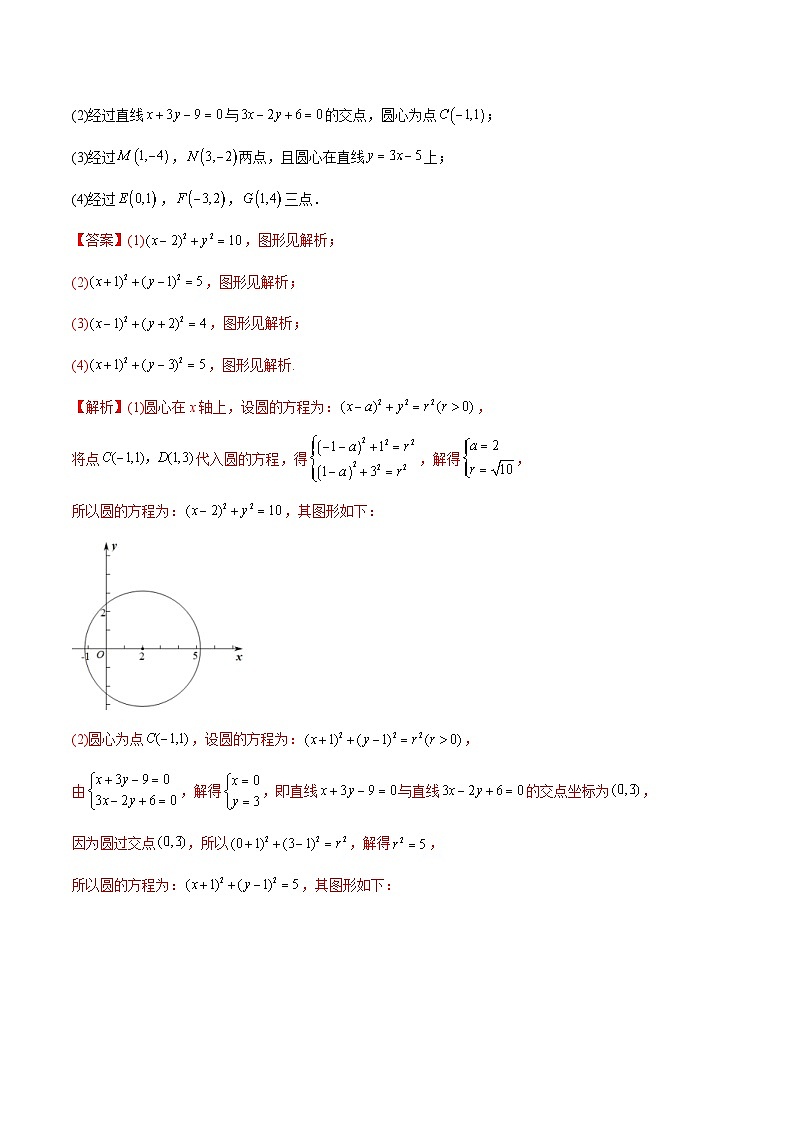 新高考数学一轮复习基础巩固10.2 圆的方程（精练）（含解析）02