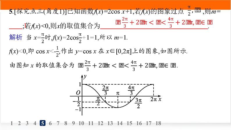 人教A版高中数学必修第一册5-4-1正弦函数、余弦函数的图象分层作业课件第6页