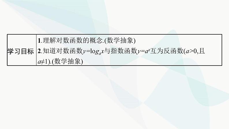 人教A版高中数学必修第一册第4章指数函数与对数函数4-4-1对数函数的概念课件第3页